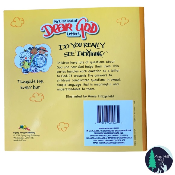 NEW My Little Book of Dear God Letters Annie Fitzgerald Set of 3 - Picture 5 of 12